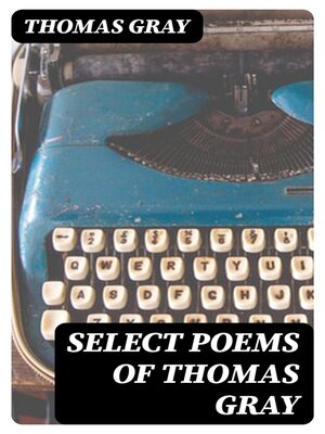 cover image of Select Poems of Thomas Gray